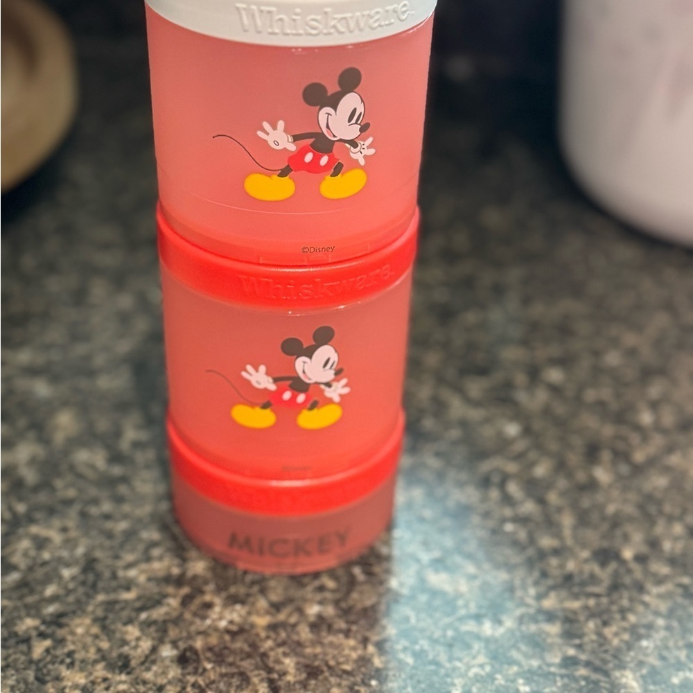 Minnie/Mickey Mouse Red Snack Container - Picture 2 of 2